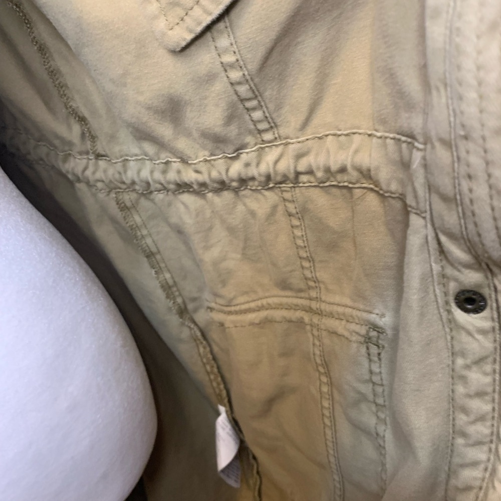 Abercrombie & Fitch khaki canvas safari field coat with hood. Great condition S - Picture 4 of 13